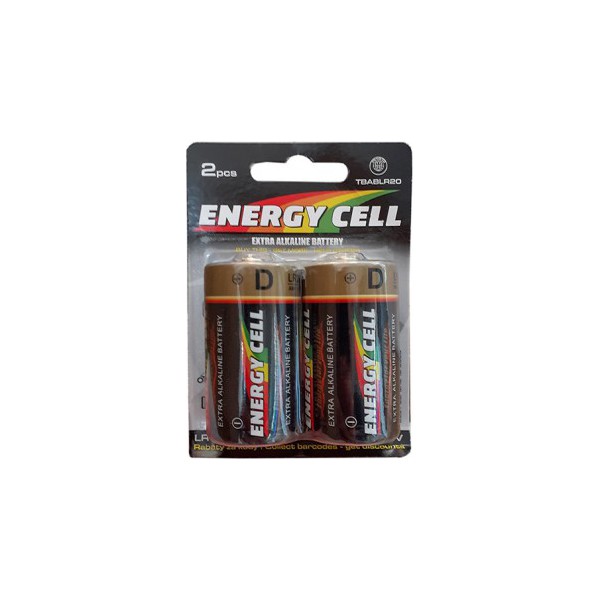 Bateria alkaliczna ENERGY CELL D/ LR-20 TBABLR20 2 sztuki